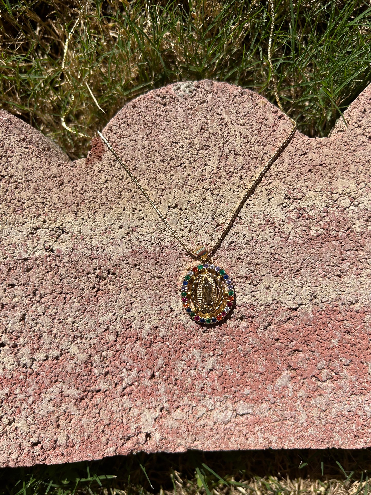 Virgencita Medalla Necklace