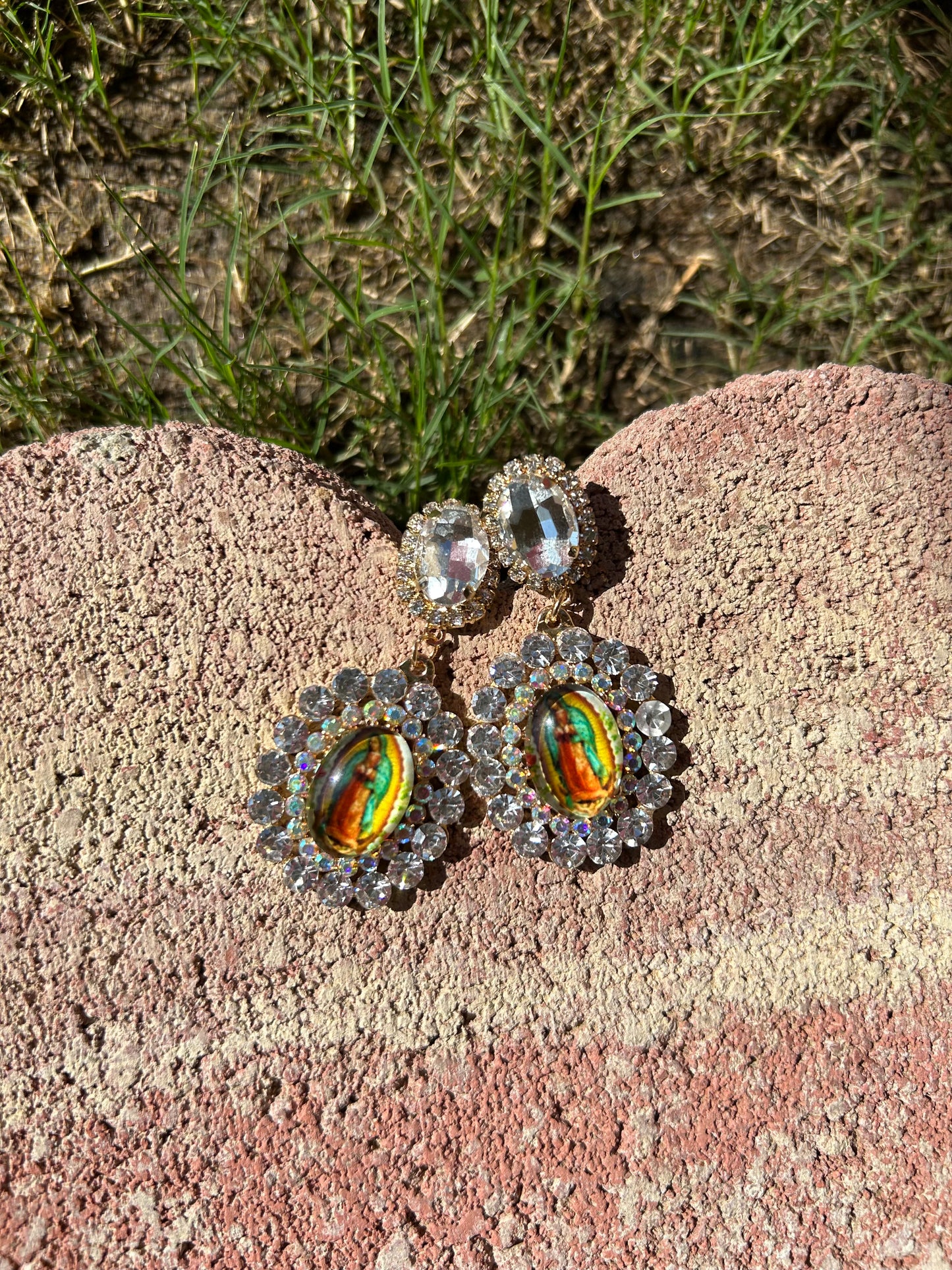 Virgencita Earrings plateado 🩶