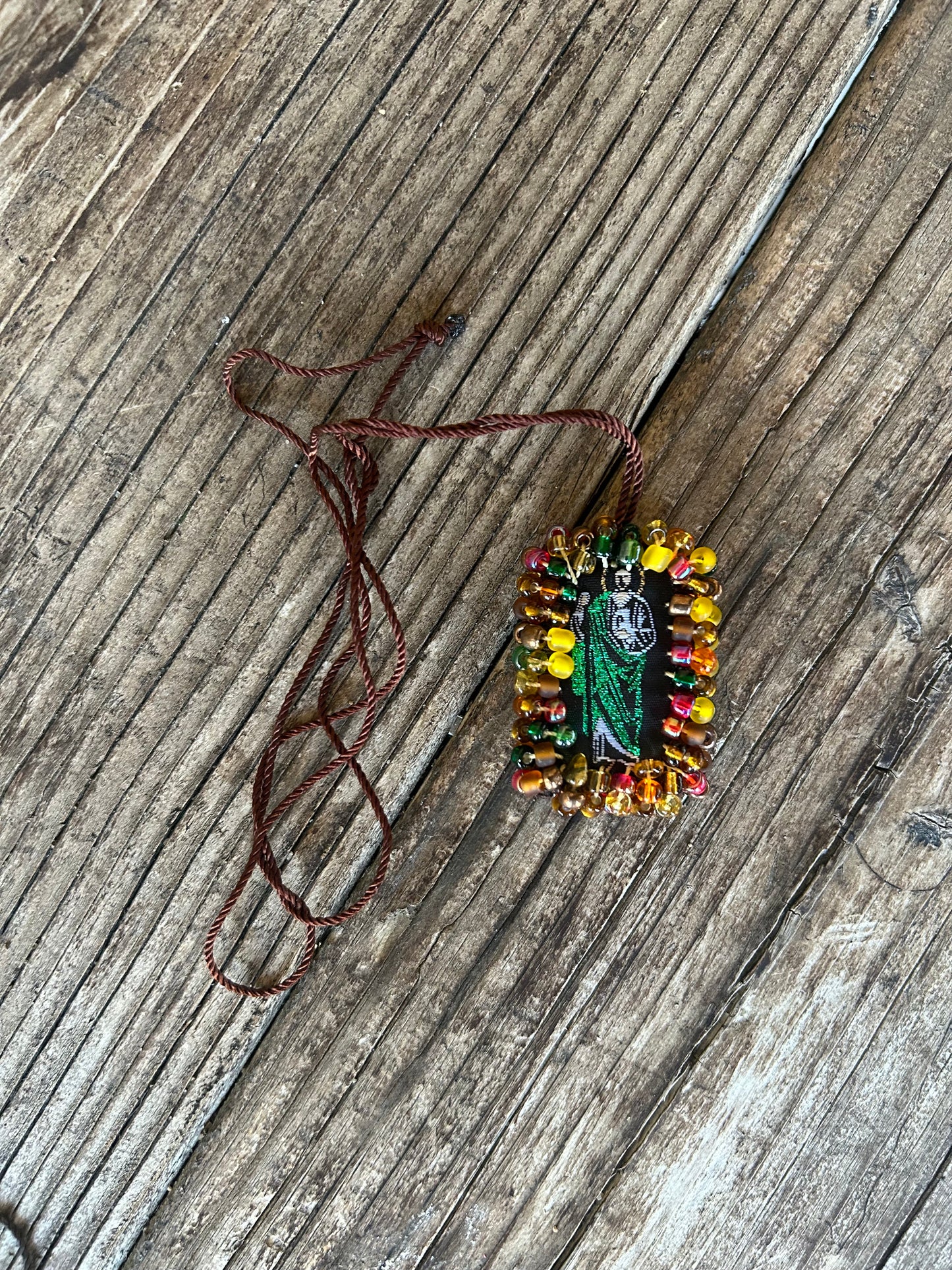 Mens escapulario necklace