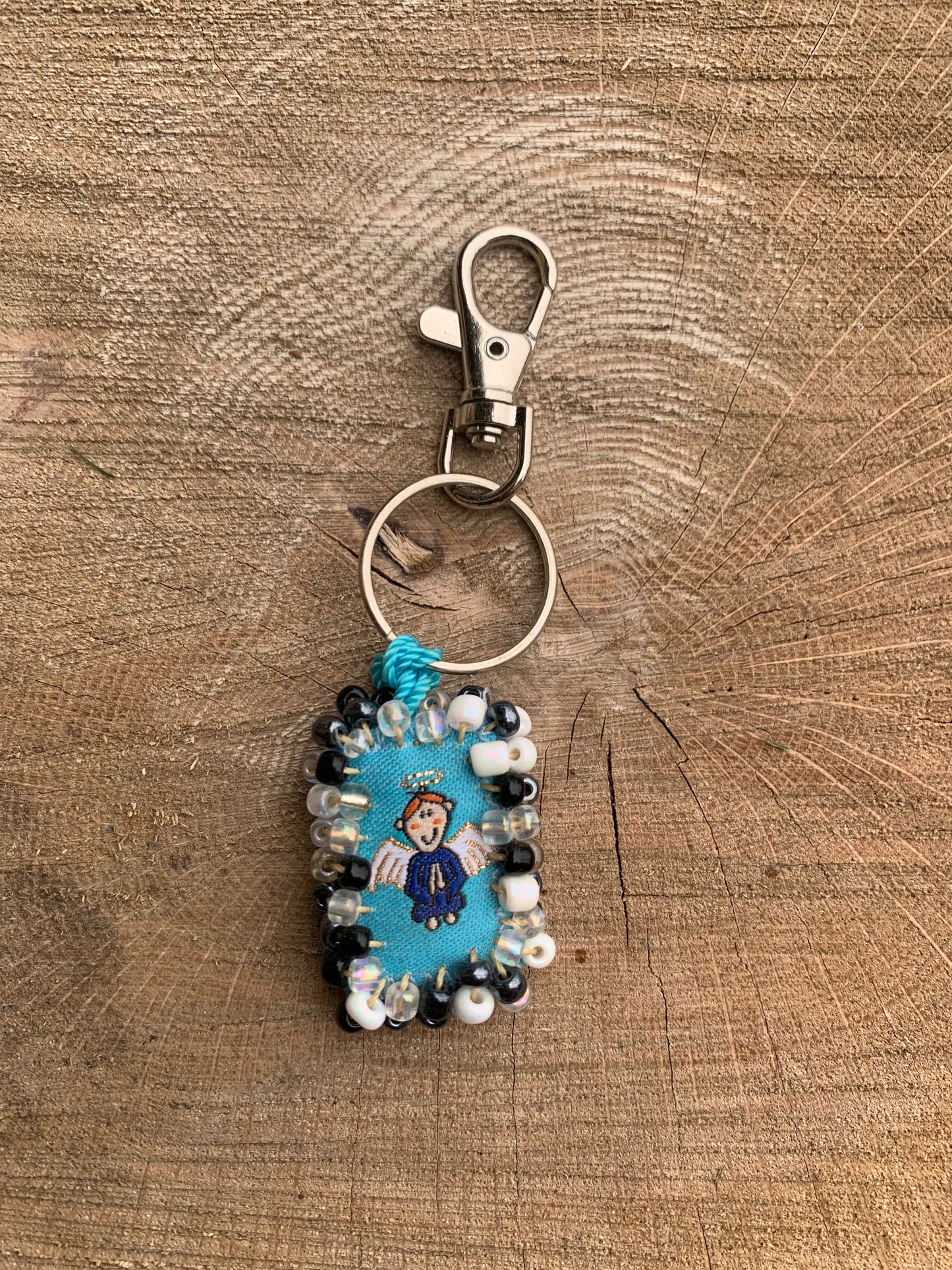 Keychain de angelito de la guardia