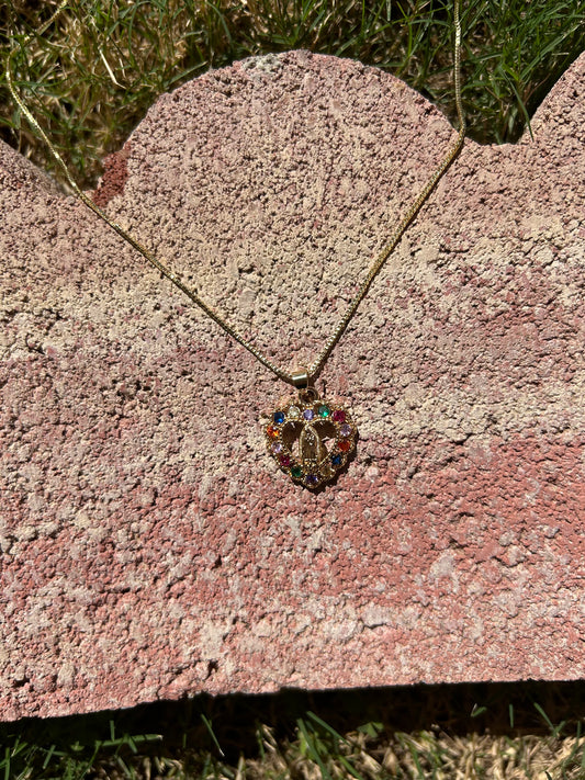 Corazon Medalla de la Virgencita