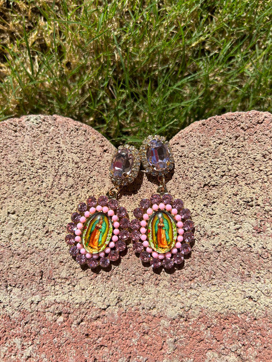 Virgencita Earrings Rosita🌸