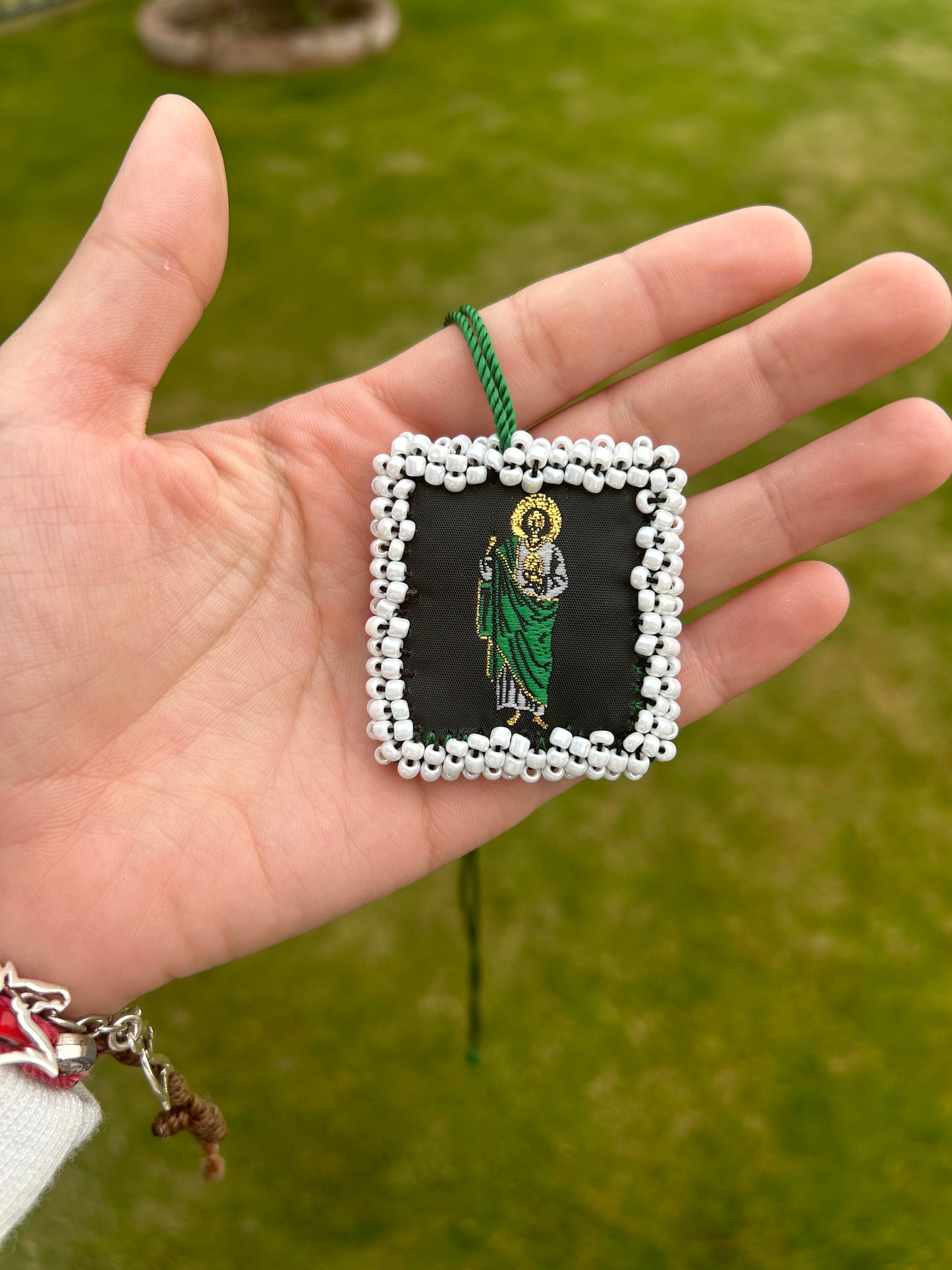 Jumbo  Escapulario Necklace