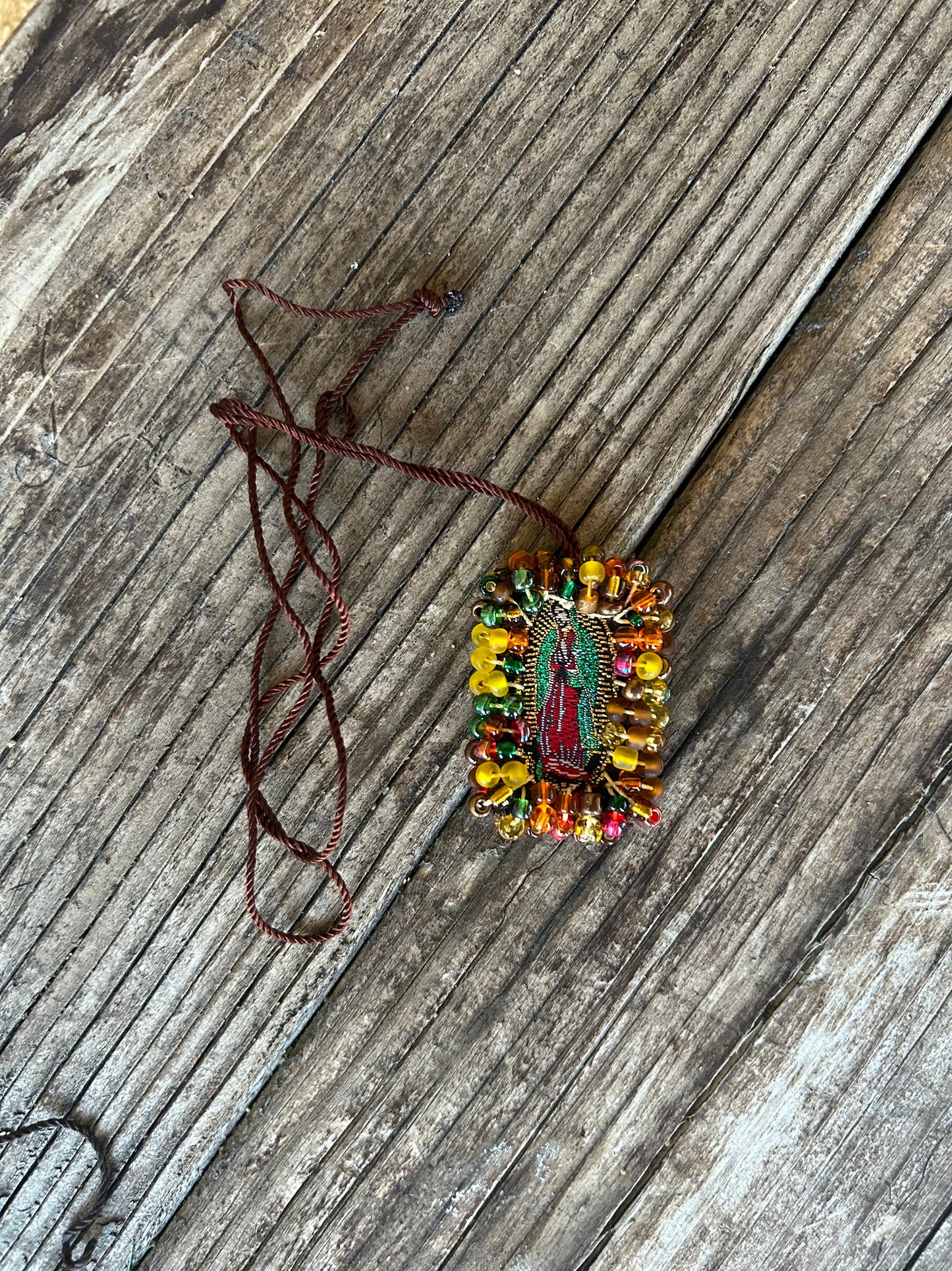 Mens escapulario necklace