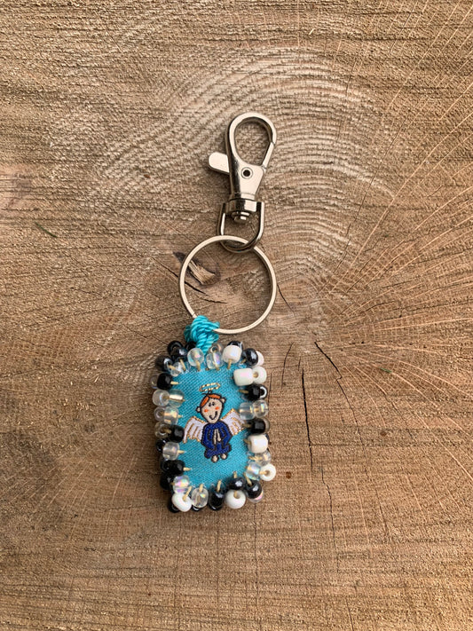 Keychain de angelito de la guardia
