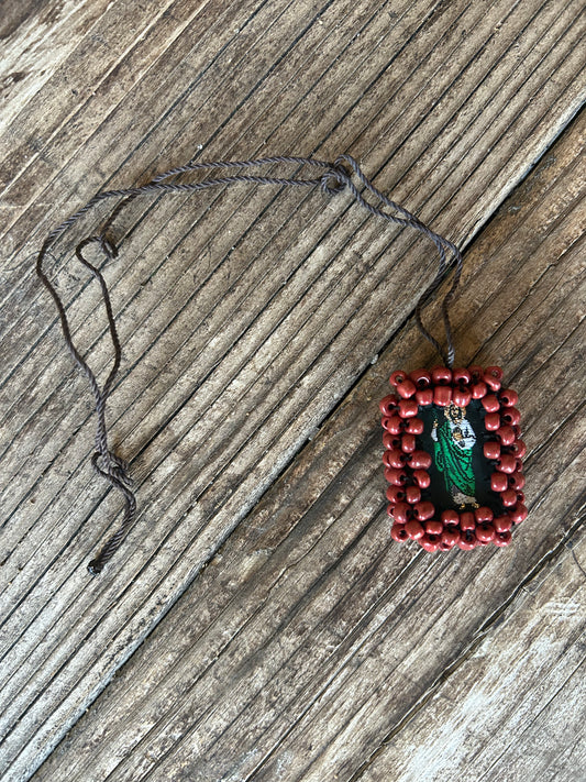 Men escapulario necklace